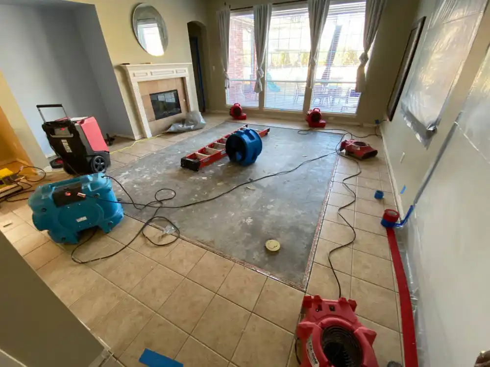 water damage restoration service West College Corner